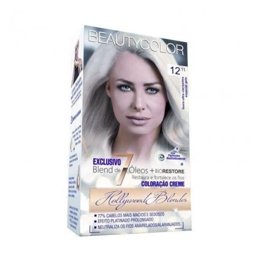 Beauty Color Tintura 12.11 Louro Ultra Claris Cinza