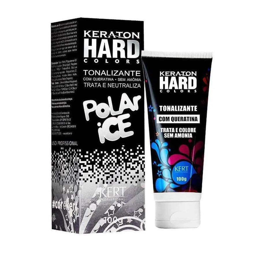 Kert Tonalizante Keraton Hard Colors Ice Polar 100g