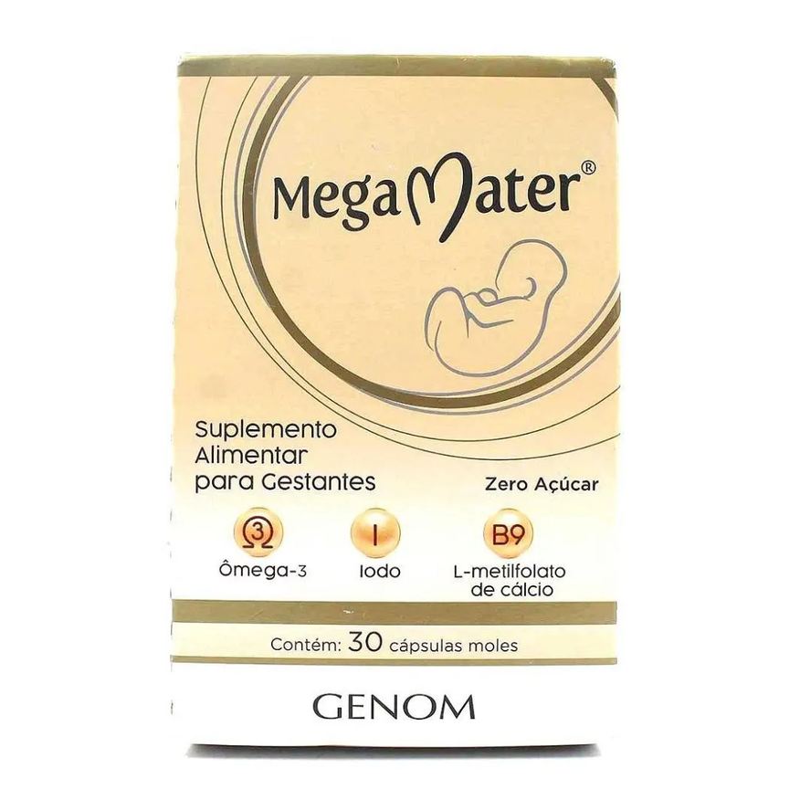 Genom Suplemento Alimentar para Gestantes Mega Mater 30cps