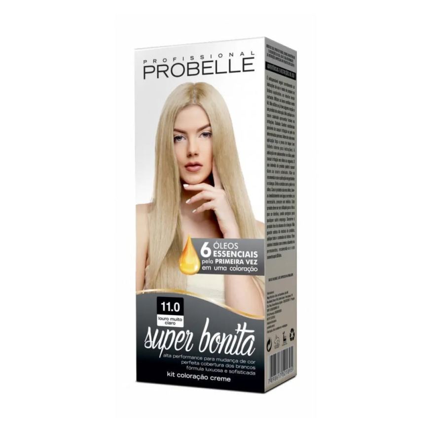 Probelle Tintura Super Bonita 11.0 Louro Muito Claro