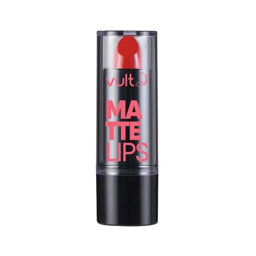 Vult Batom Mate Lips Verm Elho Real 3,8g