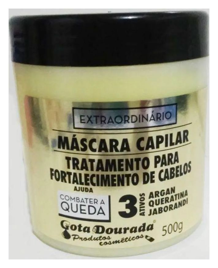 Gota Dourada Mascara Extraordinario 3 Ativos 500g