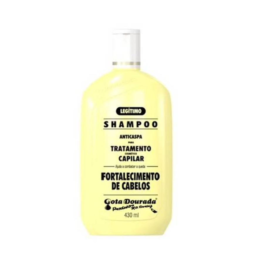 Gota Dourada Shampoo Legitimo Fortalecimento Anticaspa 430ml