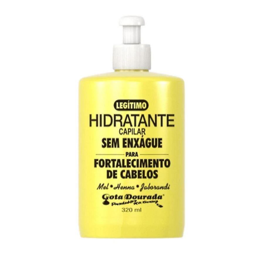 Gota Dourada Creme de Pentear Fortalecimento Legitimo 320ml