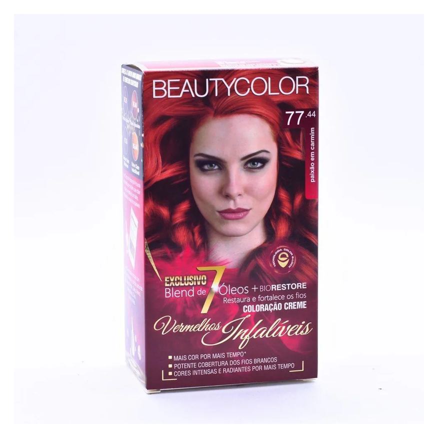 Beauty Color Tintura 77.44 Paixao em Carmim (especial)