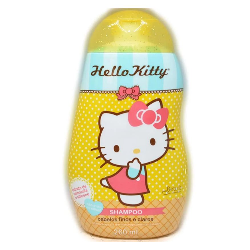 Betulla Shampoo Hello Kitty 260ml Cabelos Finos e Claros