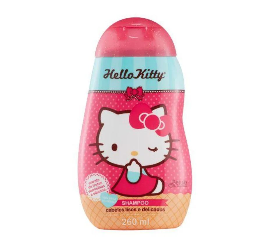 Betulla Shampoo Hello Kitty Cabelos Lisos e Delicados 260ml