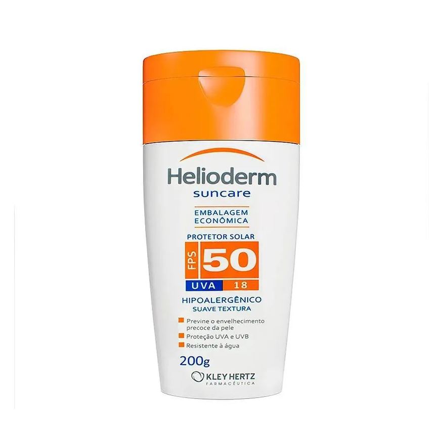 Kley Hertz Helioderm Suncare Locao Bloqueadora Fps 50 200g