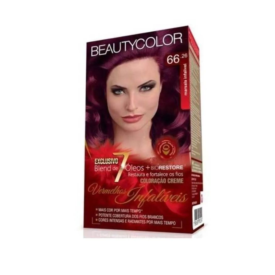 Beauty Color Tintura 66.26 Marsala Infalivel (especial)