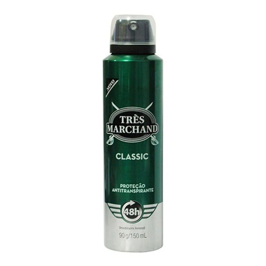 Très Marchand Desodorante Tres Marchand Aerosol Classic 150ml/ 90g