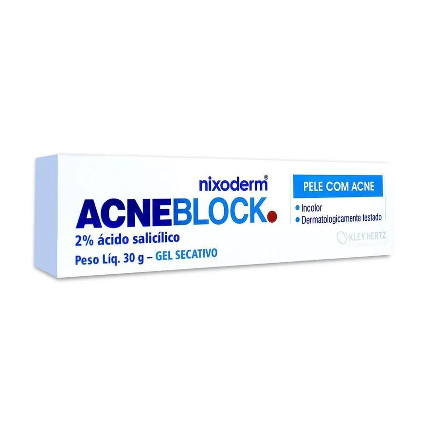 Kley Hertz Acneblock Nixoderm Gel Secativo 30g