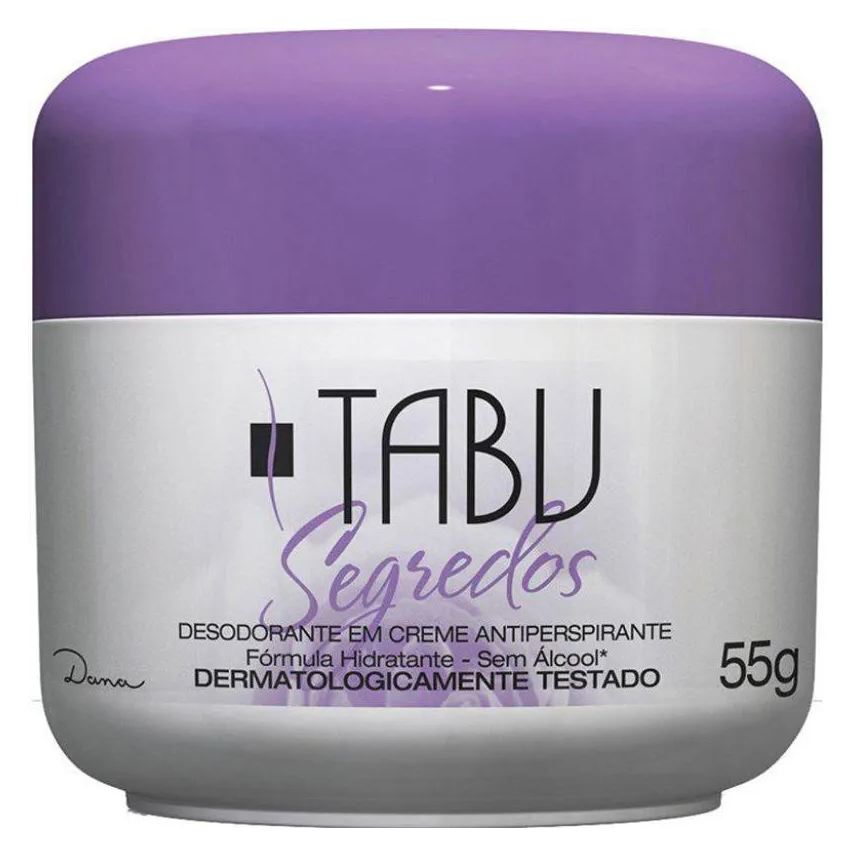 Tabu Desodorante Creme Segredos 55g