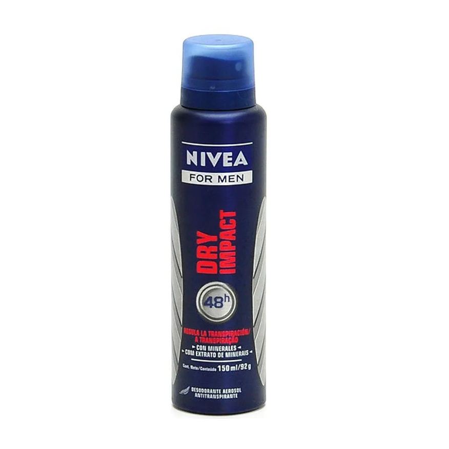 Nivea Desodorante Antitranspirante Aerosol Men Dry Impact 48h 150ml
