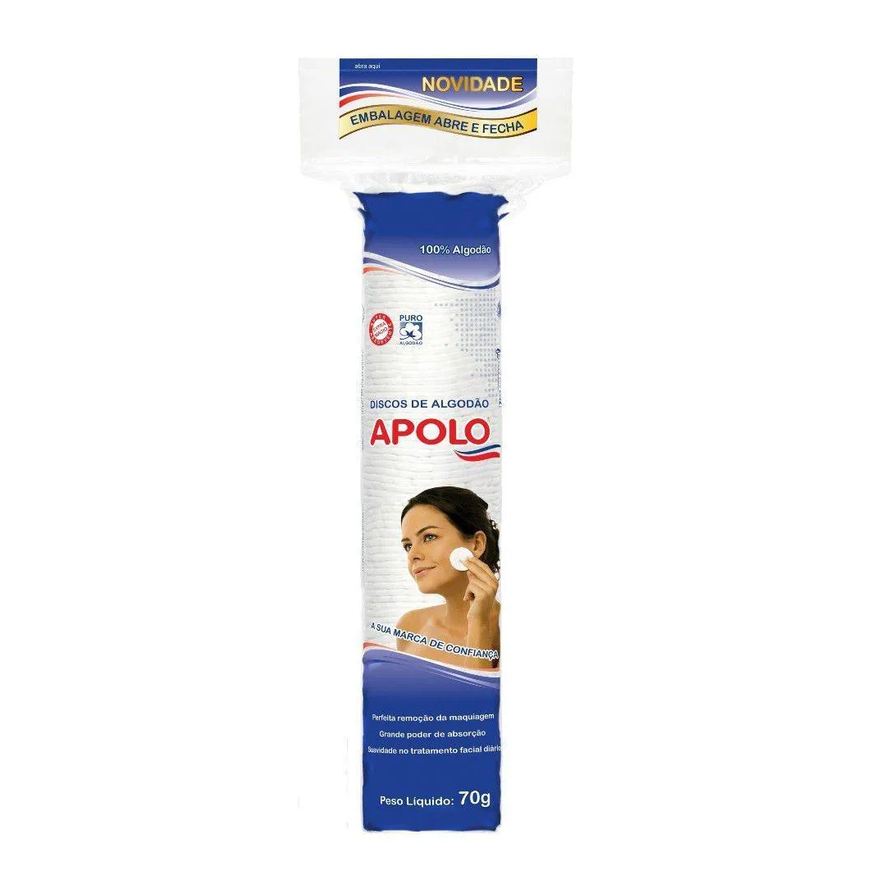 Discos Algodao Apolo 70g