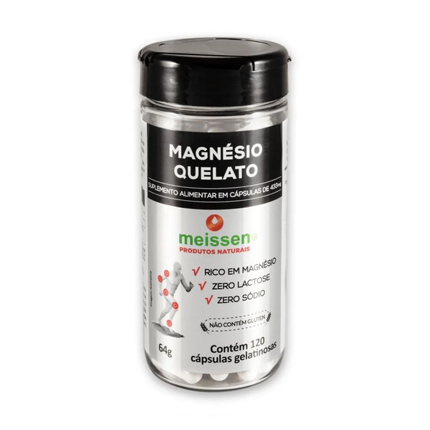 Meissen Magnésio Quelato 433mg 120 cápsulas