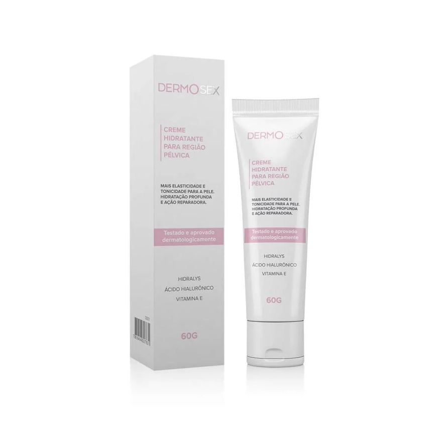 Dermosex Creme Hidratante para Partes Íntimas Pélvica Ação Calmante 60g