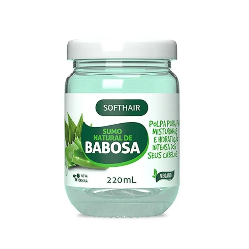 Soft Hair Sumo de Babosa Natural para Cabelo Polpa Misturinha Softhair