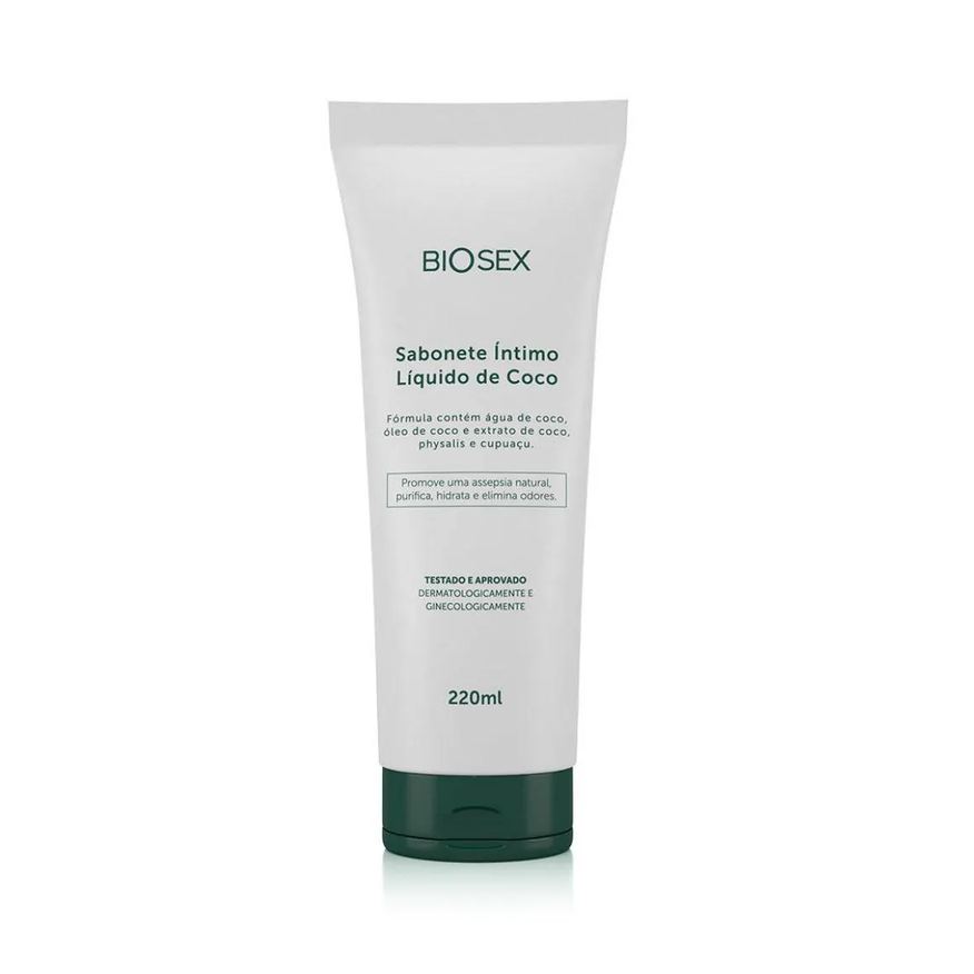 Biosex Sabonete Líquido Intimo com Óleo de Coco 220ml