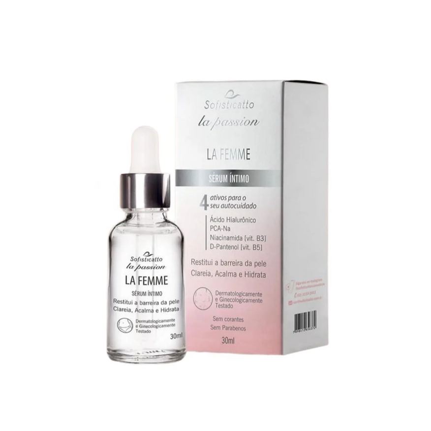 Sofisticatto Cosméticos Sérum Hidratante Clareador Íntimo com Ácido Hialurônico 30ml