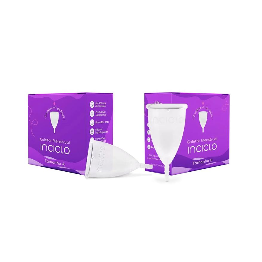 Inciclo Coletor Menstrual (2un) 1 Coletor A + 1 Coletor B