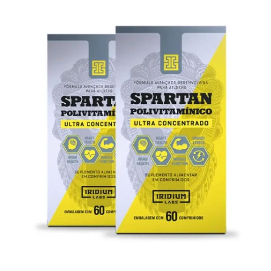 Iridium Labs Kit 2x Polivitamínico Spartan Ultra Concentrado - 60 Comps