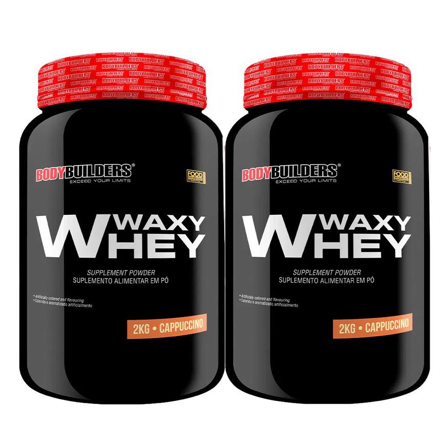 Bodybuilders 2x Whey Protein Waxy Whey (35%) - 2kg - Cappuccino