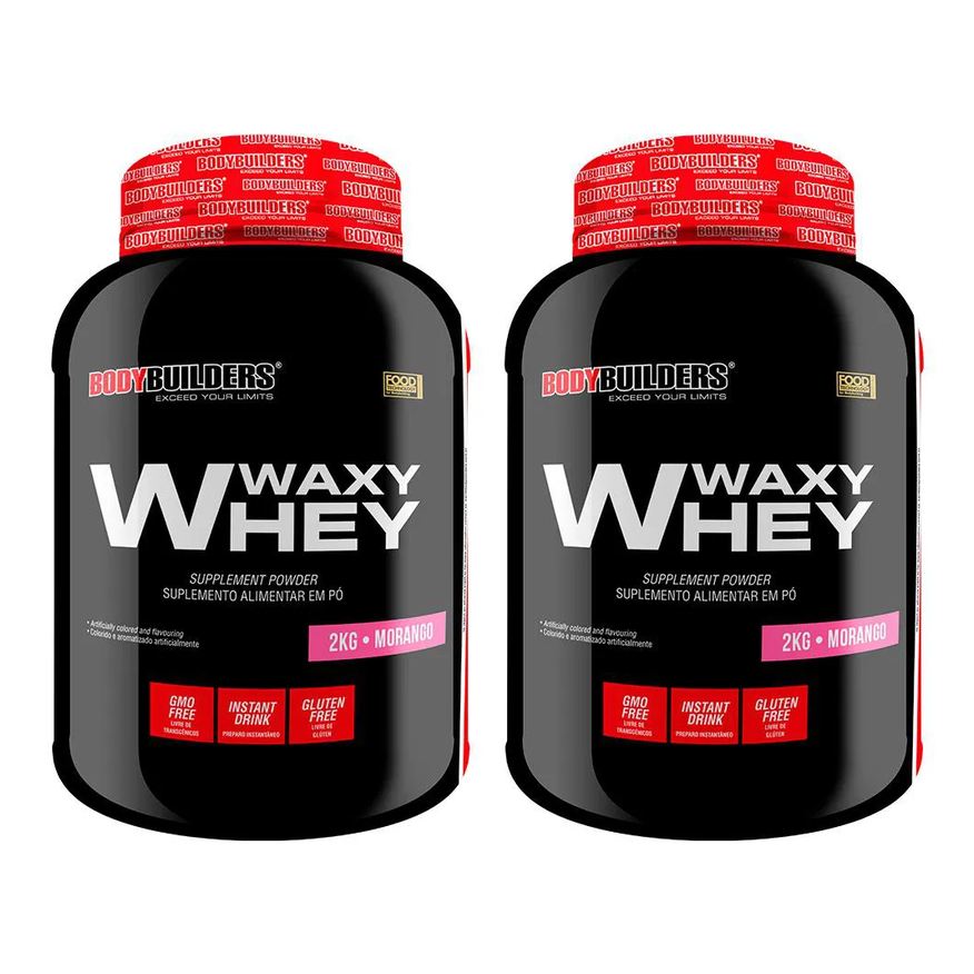 BodyBuilders Kit Whey Protein Waxy Whey Baunilha 2kg 2 unidades
