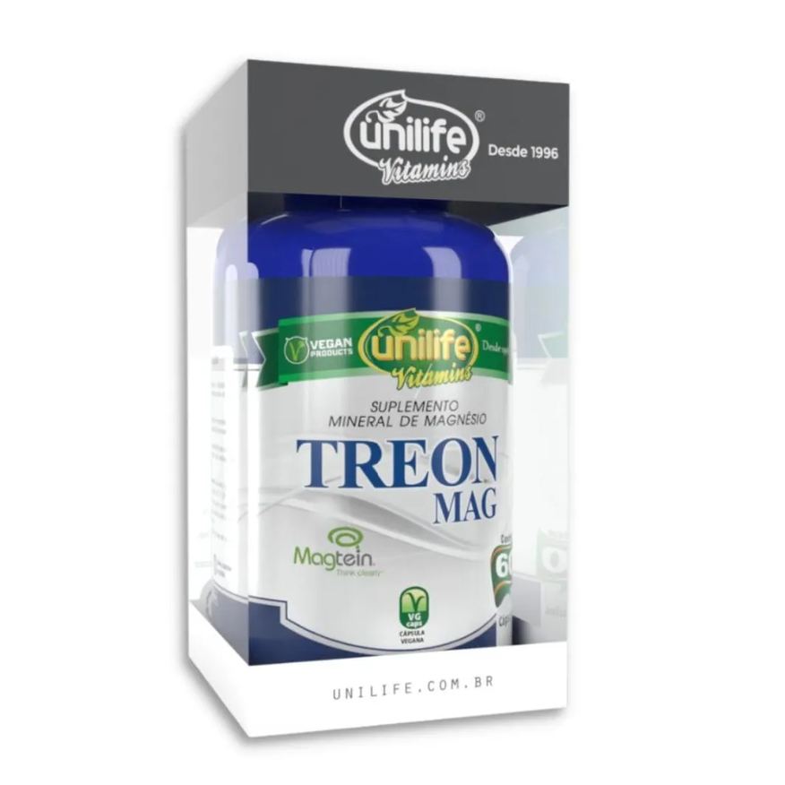 Unilife Magnésio Treonato Treonmag 60 cápsulas 710mg