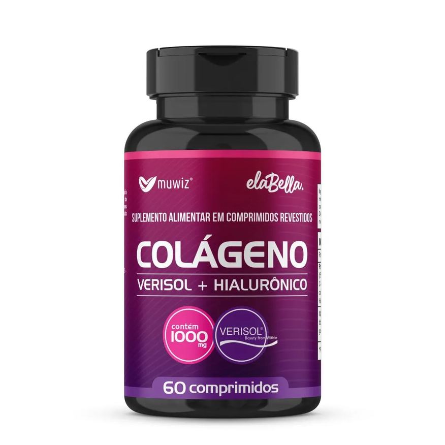 Muwiz Ácido Hialurônico com Colágeno Verisol 60 comprimidos 1000mg