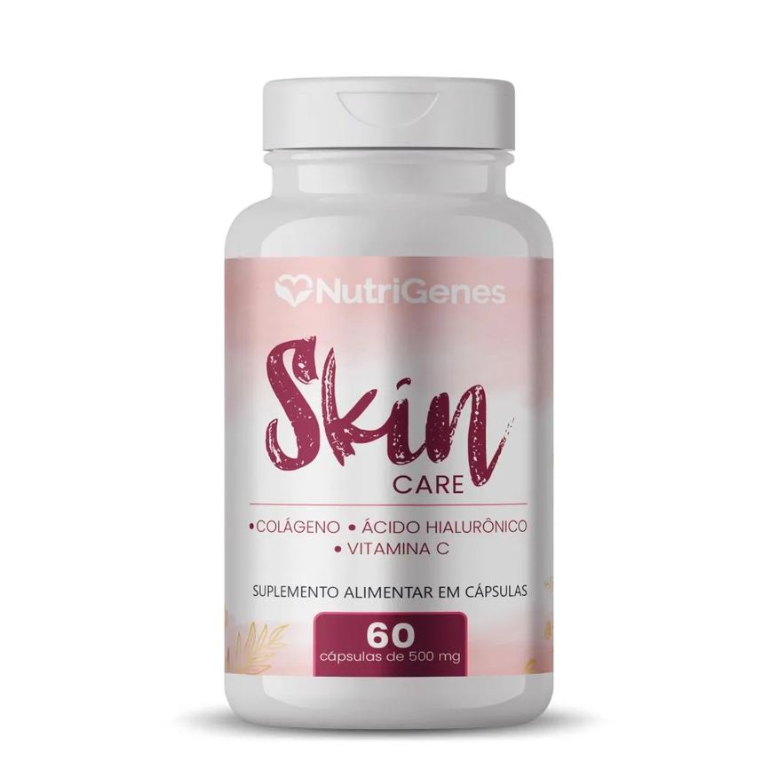 Nutrigenes Ácido Hialurônico com Colágeno Verisol 60 cápsulas 500mg