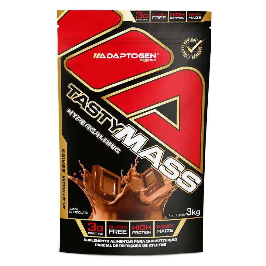 Adaptogen Science Hipercalórico Tasty Mass Platinum Series Chocolate 3kg