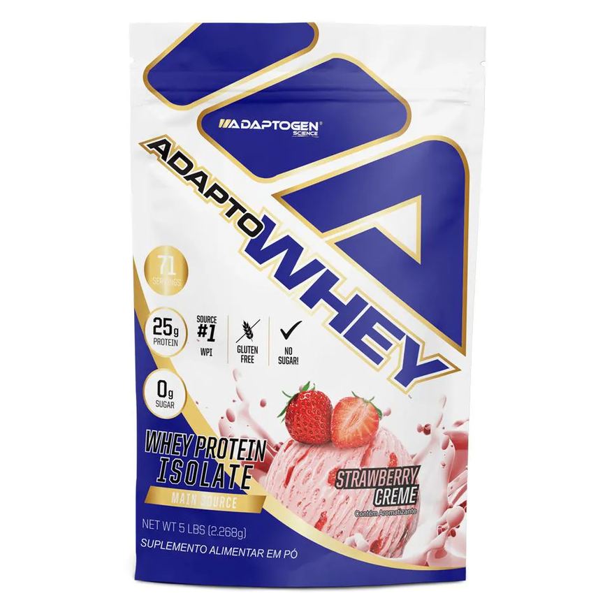Orgânico Natural Adaptogen Whey Isolado Whey Protein Isolate 2268kg Morango