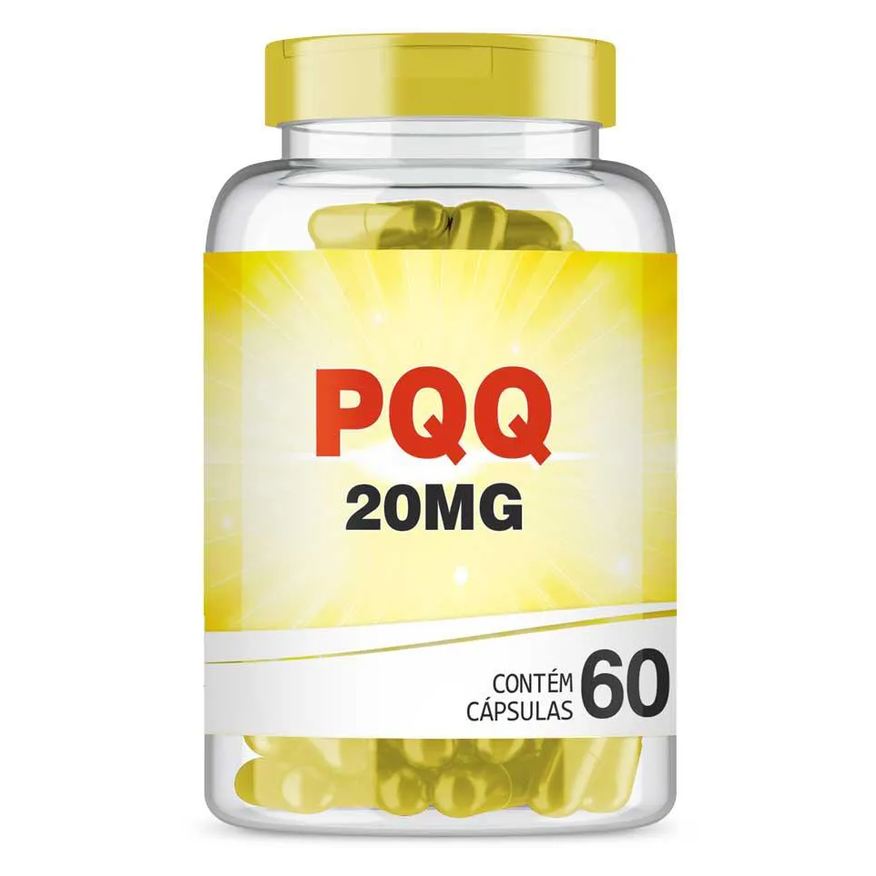 Extra Fórmulas Pqq Pirroloquinolina Quinona 20mg com 60 cápsulas