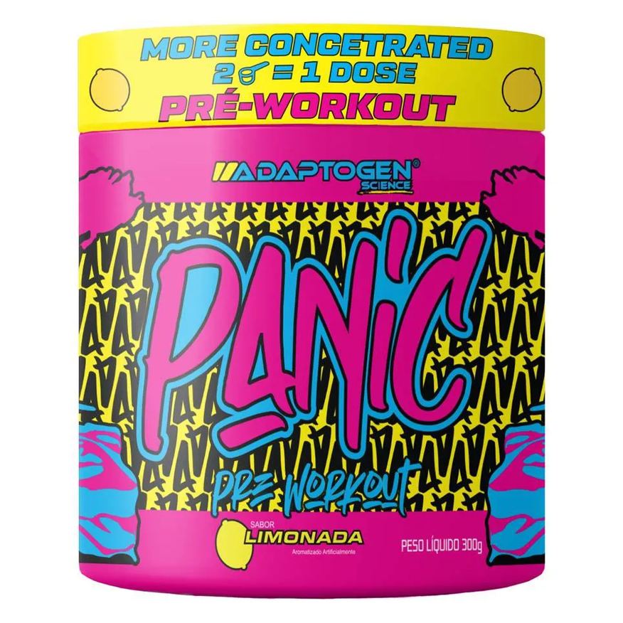Adaptogen Science Panic Adaptogen Pré Treino Sabor Limonada 300g
