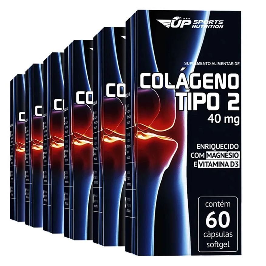 Up Sports Nutrition Colágeno Tipo Ii 40mg Contra Dor Articular 360 cápsulas