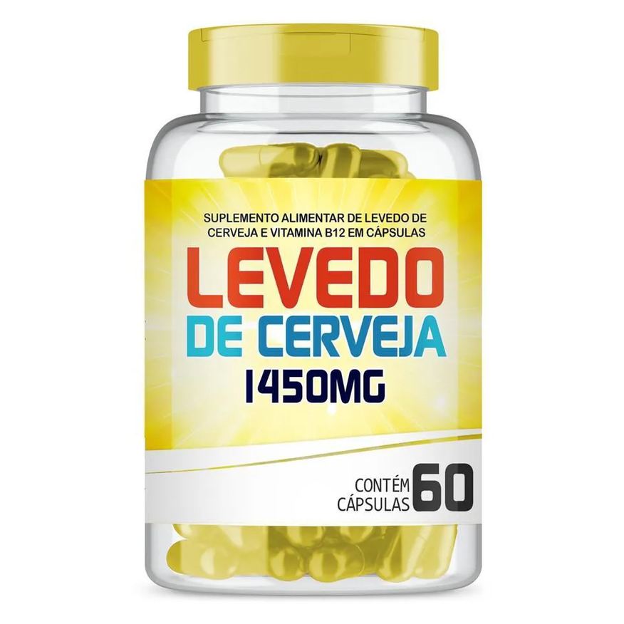 Extra Fórmulas Levedo de Cerveja 1450mg com 60 cápsulas