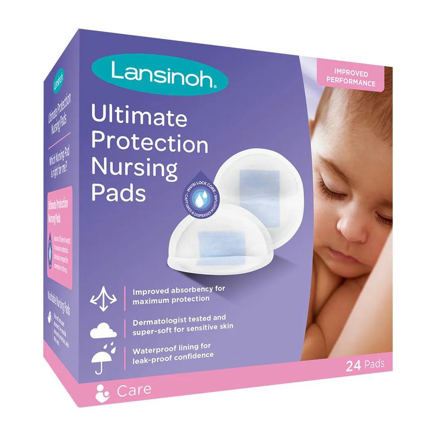 Lansinoh Absorvente para Seios Ultimate Protection 24 unidades