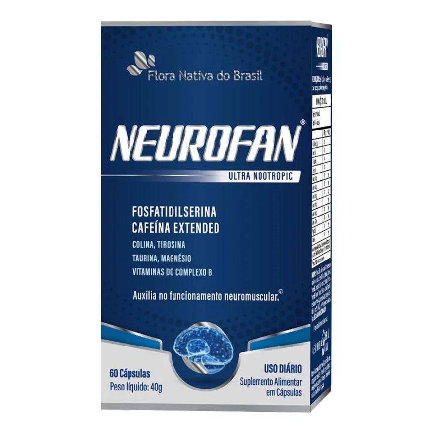 Flora Nativa Do Brasil Neurofan Ultra (fosfatidilserina + Vitaminas) 60 cápsulas - Flora Nativa