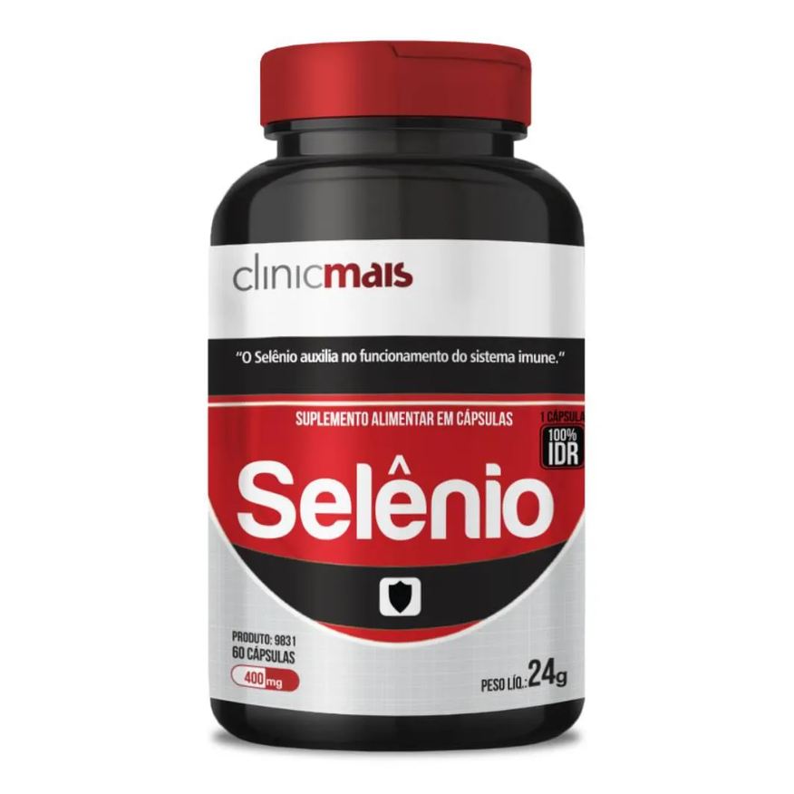 Clinic Mais Selênio 60 cápsulas - Clinicmais