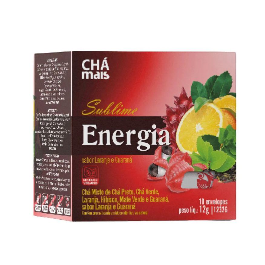 Clinic Mais Chá Misto Sublime Energia 10 Sachês - Chá Mais