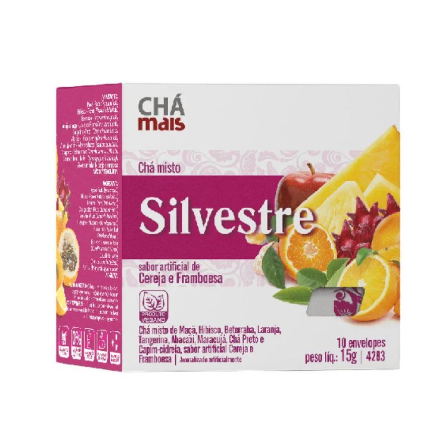 Clinic Mais Chá Misto Silvestre 10 Sachês - Chá Mais