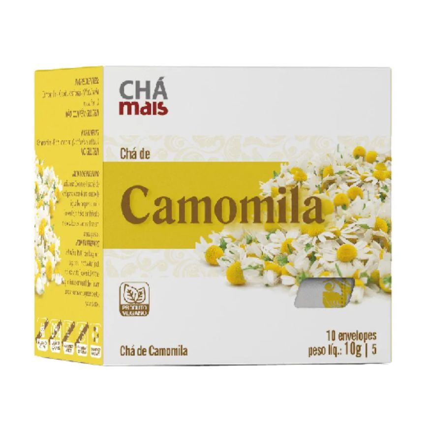 Clinic Mais Chá de Camomila 10 Sachês - Chá Mais
