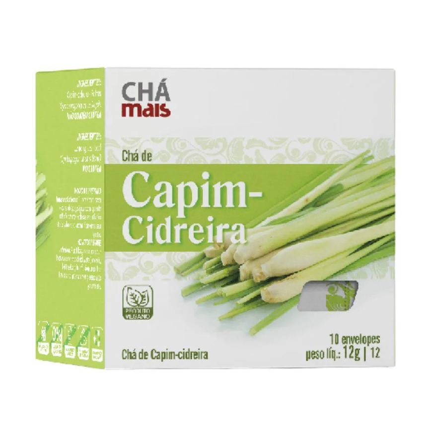 Clinic Mais Chá de Capim-cidreira 10 Sachês - Chá Mais