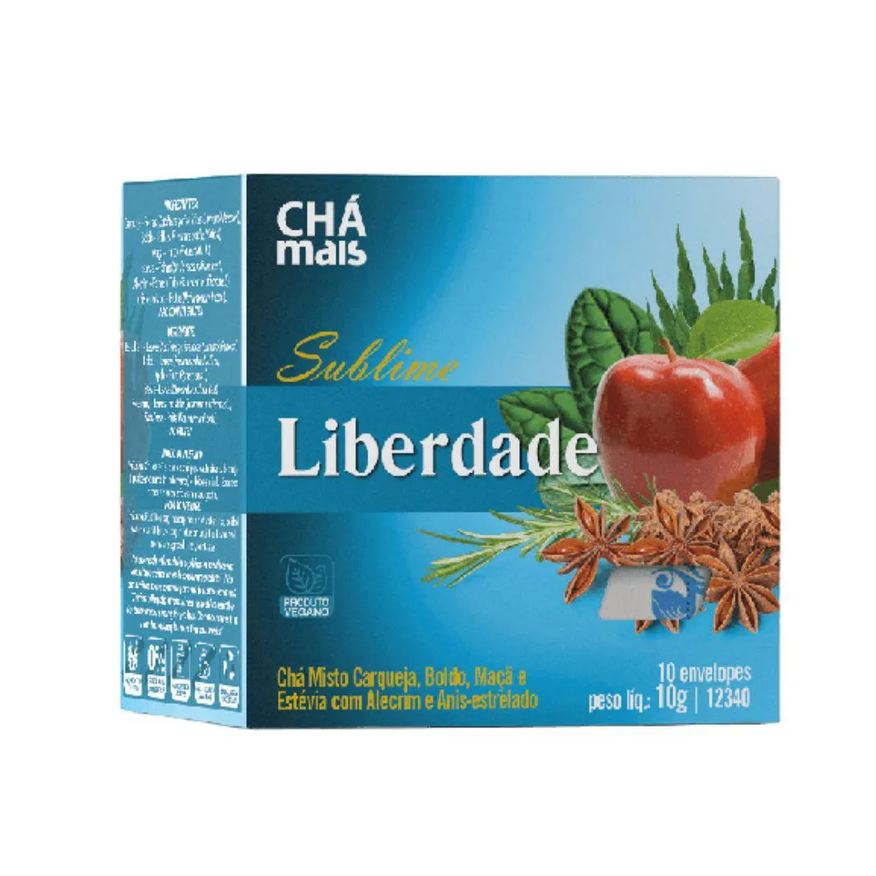 Clinic Mais Chá Misto Sublime Liberdade 10 Sachês - Chá Mais
