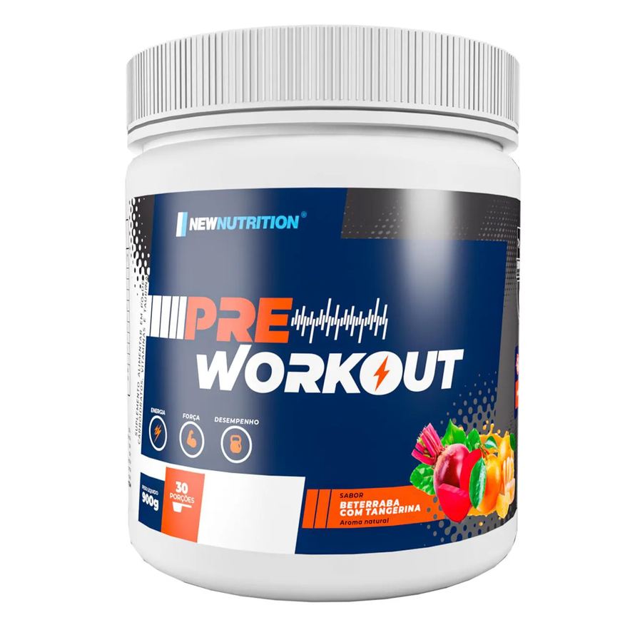 Newnutrition Pré-Treino New Nutrition Endurance Beterraba com Tangerina 900g