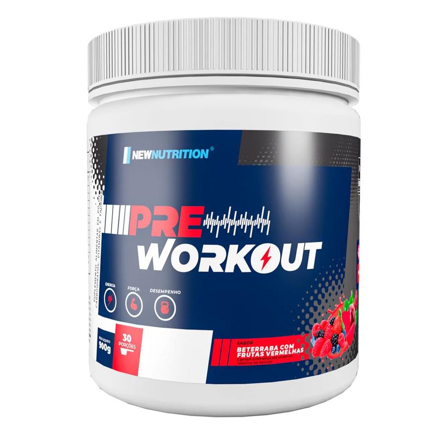 Newnutrition Pré-Treino New Nutrition Endurance Beterraba com Frutas Vermelhas 900g