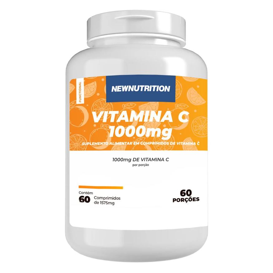 Newnutrition Vitamina C 1000mg 60Caps 60 Cápsulas Natural