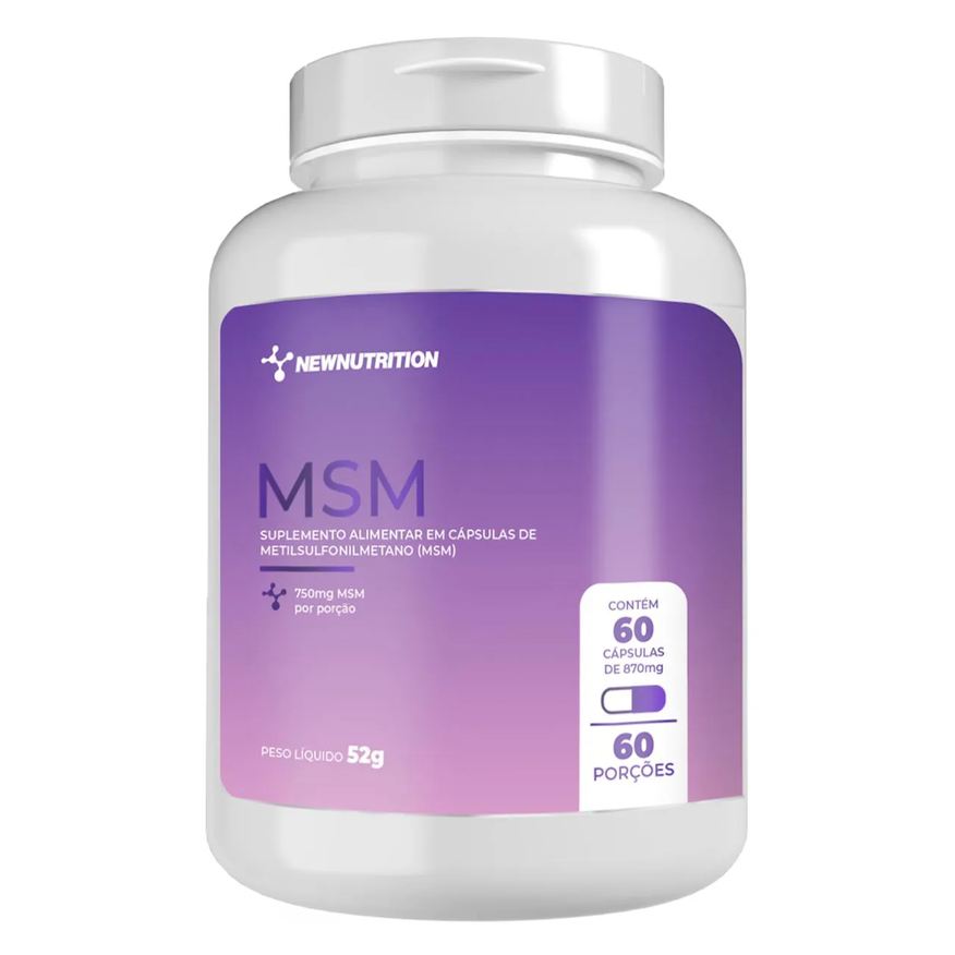 Newnutrition MSM 750mg 60 Cápsulas 60 CápsulasNatural Natural