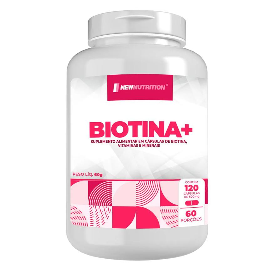Newnutrition BIOTINA PLUS 120 Cápsulas 120 CápsulasNatural Natural