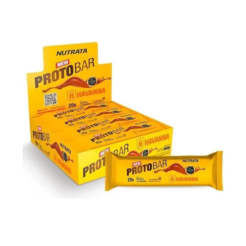 Whey Protobar Display – Sabor: Doce de Leite Havanna (9 Unid. 70g)